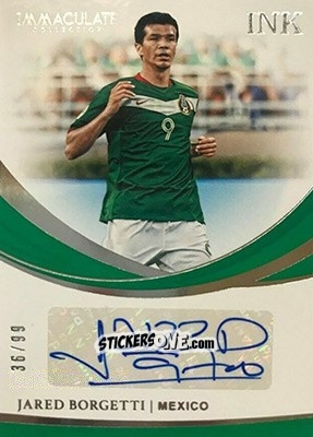 Sticker Jared Borgetti - Immaculate Soccer 2018-2019 n. I-JBO - Panini