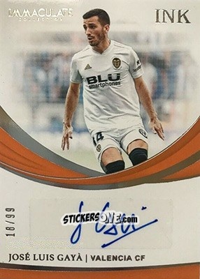 Sticker Jose Luis Gaya - Immaculate Soccer 2018-2019 n. I-JLG - Panini
