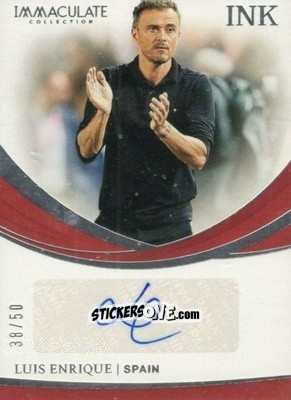 Sticker Luis Enrique - Immaculate Soccer 2018-2019 n. I-LE - Panini