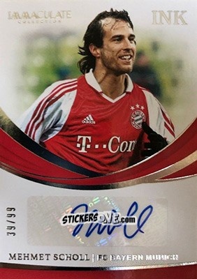 Sticker Mehmet Scholl - Immaculate Soccer 2018-2019 n. I-MS - Panini
