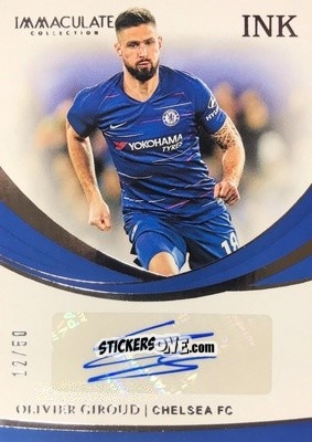 Sticker Olivier Giroud - Immaculate Soccer 2018-2019 n. I-OG - Panini