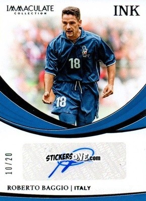 Sticker Roberto Baggio - Immaculate Soccer 2018-2019 n. I-RB - Panini