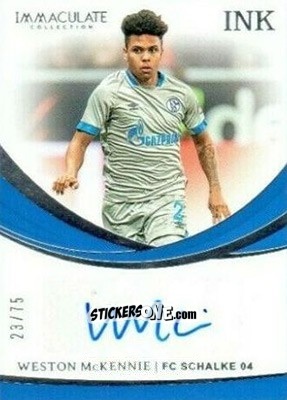 Sticker Weston McKennie - Immaculate Soccer 2018-2019 n. I-WM - Panini