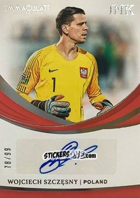 Sticker Wojciech Szczesny - Immaculate Soccer 2018-2019 n. I-WSZ - Panini