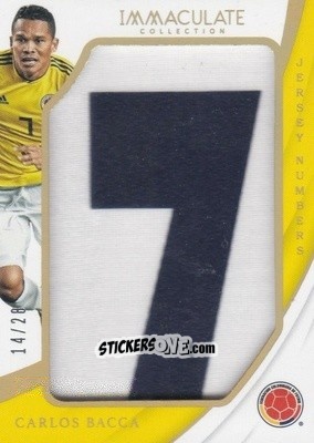 Sticker Carlos Bacca - Immaculate Soccer 2018-2019 n. JN-CB - Panini