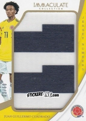 Sticker Juan Guillermo Cuadrado - Immaculate Soccer 2018-2019 n. JN-JGC - Panini