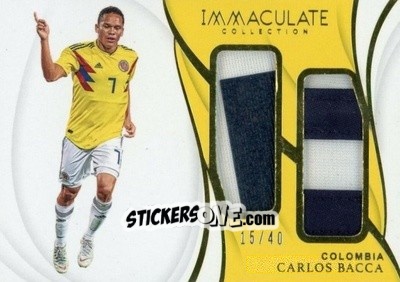 Sticker Carlos Bacca - Immaculate Soccer 2018-2019 n. JD-CB - Panini