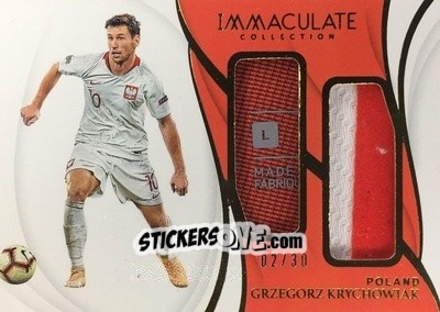 Sticker Grzegorz Krychowiak - Immaculate Soccer 2018-2019 n. JD-GK - Panini