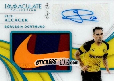 Sticker Paco Alcacer - Immaculate Soccer 2018-2019 n. LS-PA - Panini