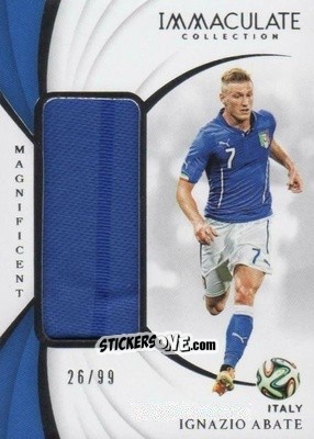 Sticker Ignazio Abate - Immaculate Soccer 2018-2019 n. MA-IBA - Panini