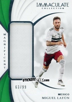 Sticker Miguel Layun - Immaculate Soccer 2018-2019 n. MA-MLA - Panini