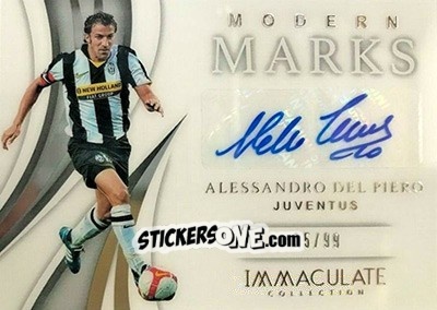 Sticker Alessandro Del Piero - Immaculate Soccer 2018-2019 n. MM-ADP - Panini