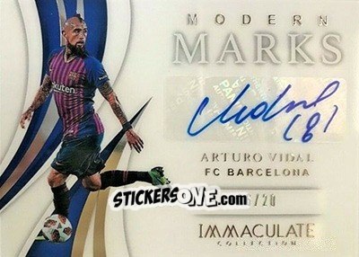 Sticker Arturo Vidal - Immaculate Soccer 2018-2019 n. MM-AV - Panini