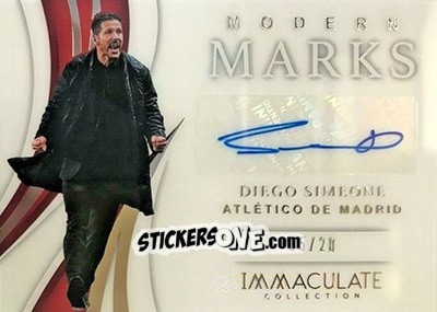 Sticker Diego Simeone - Immaculate Soccer 2018-2019 n. MM-DS - Panini