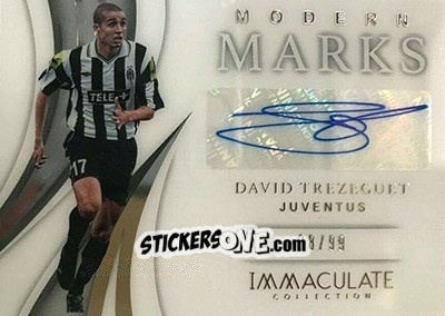 Sticker David Trezeguet - Immaculate Soccer 2018-2019 n. MM-DT - Panini