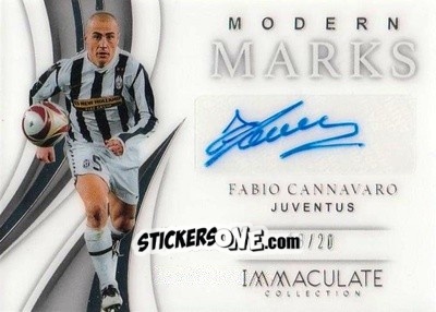 Sticker Fabio Cannavaro - Immaculate Soccer 2018-2019 n. MM-FC - Panini