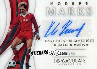 Sticker Karl-Heinz Rummenigge - Immaculate Soccer 2018-2019 n. MM-KHR - Panini
