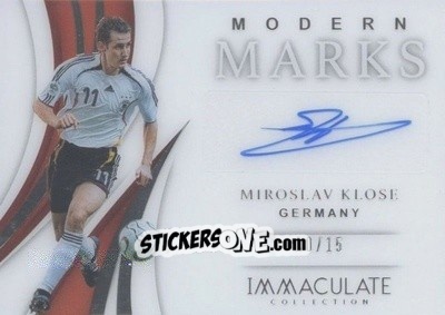 Sticker Miroslav Klose - Immaculate Soccer 2018-2019 n. MM-MK - Panini