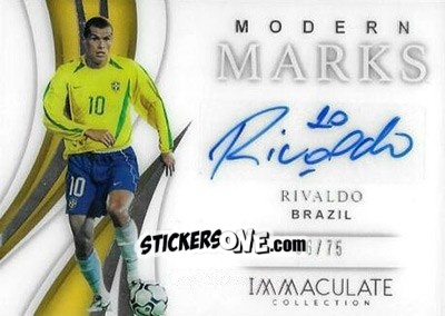 Sticker Rivaldo - Immaculate Soccer 2018-2019 n. MM-RIV - Panini