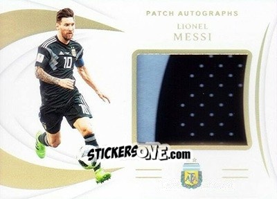 Sticker Lionel Messi - Immaculate Soccer 2018-2019 n. PB-LM - Panini