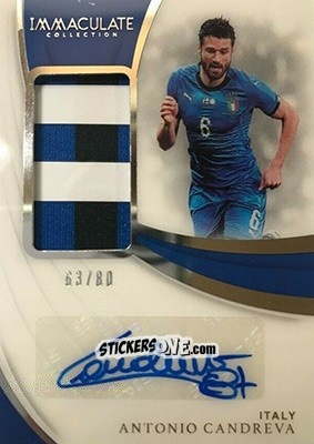 Sticker Antonio Candreva - Immaculate Soccer 2018-2019 n. PA-AC - Panini