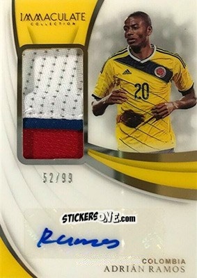 Sticker Adrian Ramos - Immaculate Soccer 2018-2019 n. PA-ARM - Panini