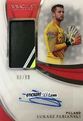 Sticker Lukasz Fabianski - Immaculate Soccer 2018-2019 n. PA-LF - Panini