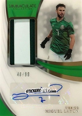 Sticker Miguel Layun - Immaculate Soccer 2018-2019 n. PA-MLA - Panini