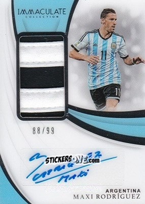 Sticker Maxi Rodriguez - Immaculate Soccer 2018-2019 n. PA-MR - Panini
