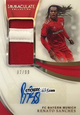 Sticker Renato Sanches - Immaculate Soccer 2018-2019 n. PA-RS - Panini