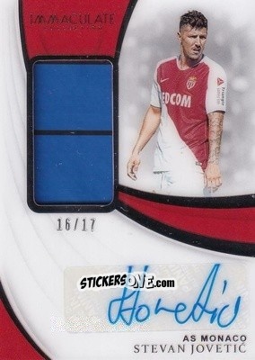 Sticker Stevan Jovetic - Immaculate Soccer 2018-2019 n. PA-SJ - Panini