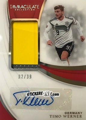 Sticker Timo Werner - Immaculate Soccer 2018-2019 n. PA-TW - Panini