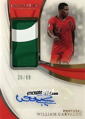 Sticker William Carvalho - Immaculate Soccer 2018-2019 n. PA-WC - Panini