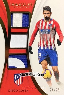 Sticker Diego Costa - Immaculate Soccer 2018-2019 n. PT-DC - Panini
