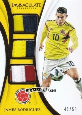 Sticker James Rodriguez - Immaculate Soccer 2018-2019 n. PT-JR - Panini