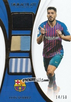 Sticker Luis Suarez - Immaculate Soccer 2018-2019 n. PT-LS - Panini