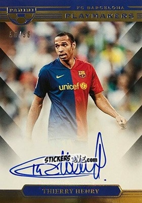 Sticker Thierry Henry - Immaculate Soccer 2018-2019 n. P-TH - Panini