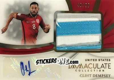Sticker Clint Dempsey - Immaculate Soccer 2018-2019 n. PP-CD - Panini