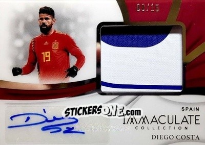 Sticker Diego Costa - Immaculate Soccer 2018-2019 n. PP-DC - Panini