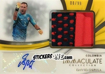 Sticker David Ospina - Immaculate Soccer 2018-2019 n. PP-DO - Panini