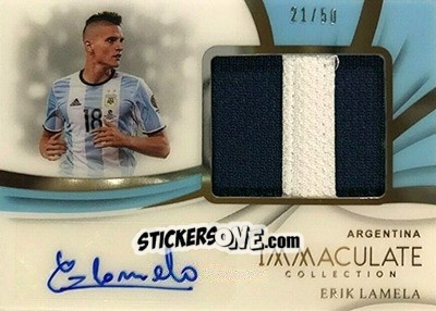 Sticker Erik Lamela - Immaculate Soccer 2018-2019 n. PP-EL - Panini