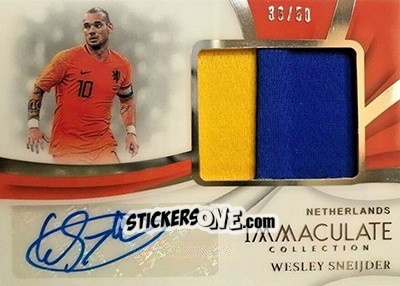 Sticker Wesley Sneijder - Immaculate Soccer 2018-2019 n. PP-WS - Panini