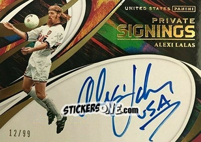 Sticker Alexi Lalas - Immaculate Soccer 2018-2019 n. PS-ALA - Panini