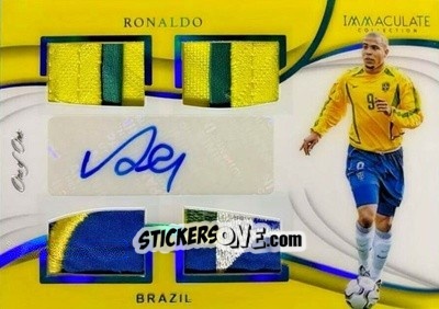 Sticker Ronaldo - Immaculate Soccer 2018-2019 n. QP-RO - Panini