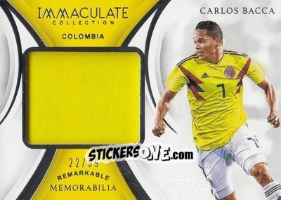 Sticker Carlos Bacca - Immaculate Soccer 2018-2019 n. RM-CB - Panini