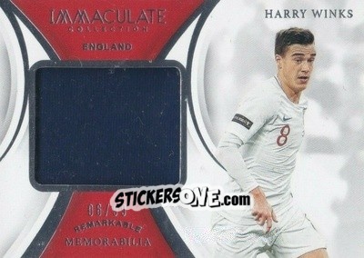 Sticker Harry Winks - Immaculate Soccer 2018-2019 n. RM-HW - Panini