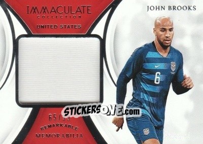 Sticker John Brooks - Immaculate Soccer 2018-2019 n. RM-JB - Panini