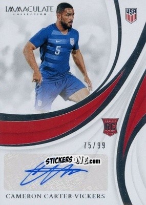Sticker Cameron Carter-Vickers - Immaculate Soccer 2018-2019 n. RA-CCV - Panini