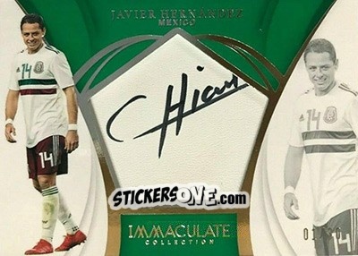 Sticker Javier Hernandez - Immaculate Soccer 2018-2019 n. SS-JH - Panini