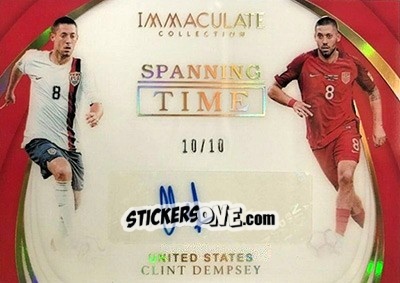 Sticker Clint Dempsey - Immaculate Soccer 2018-2019 n. ST-CD - Panini